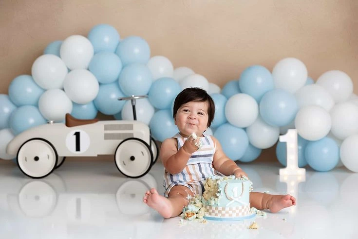 1st birthday photoshoot ideas for baby boy