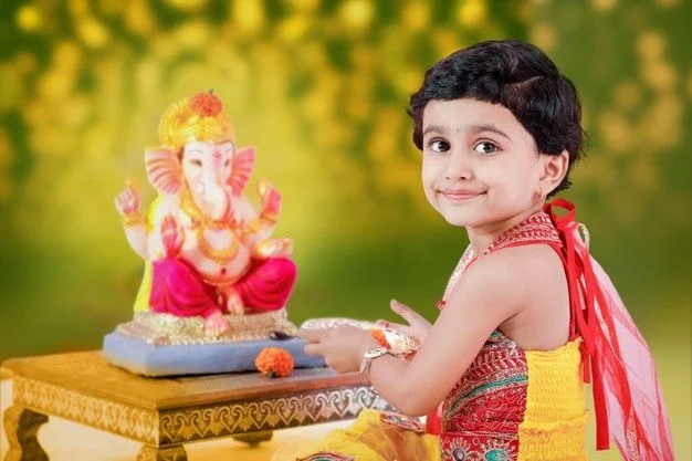 ganesh chaturthi photoshoot ideas for girl