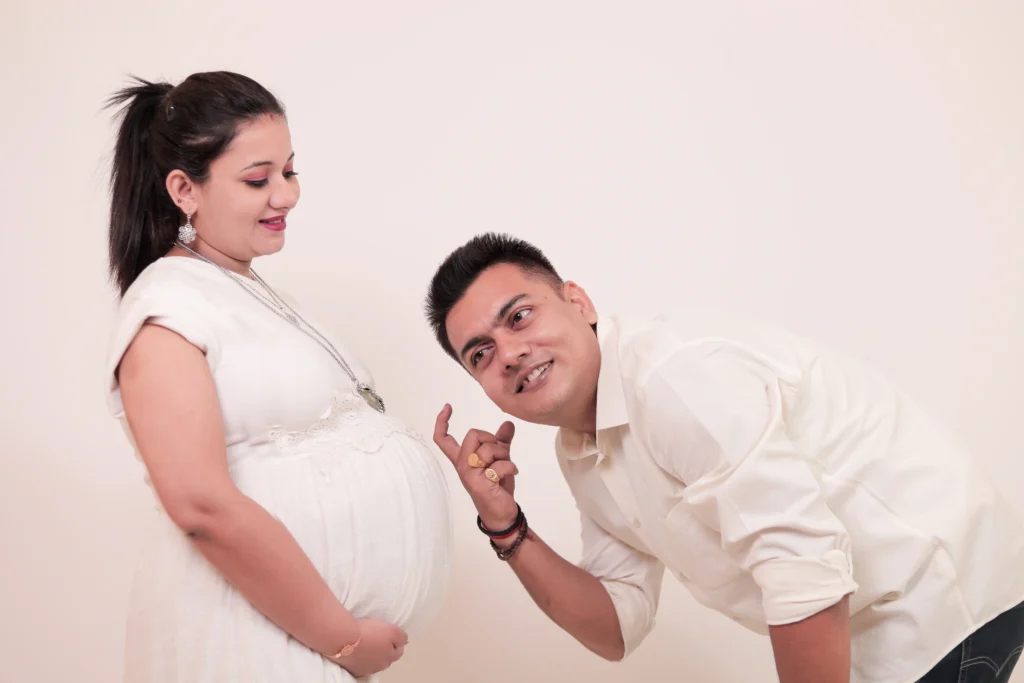 Studio Maternity Photoshoot