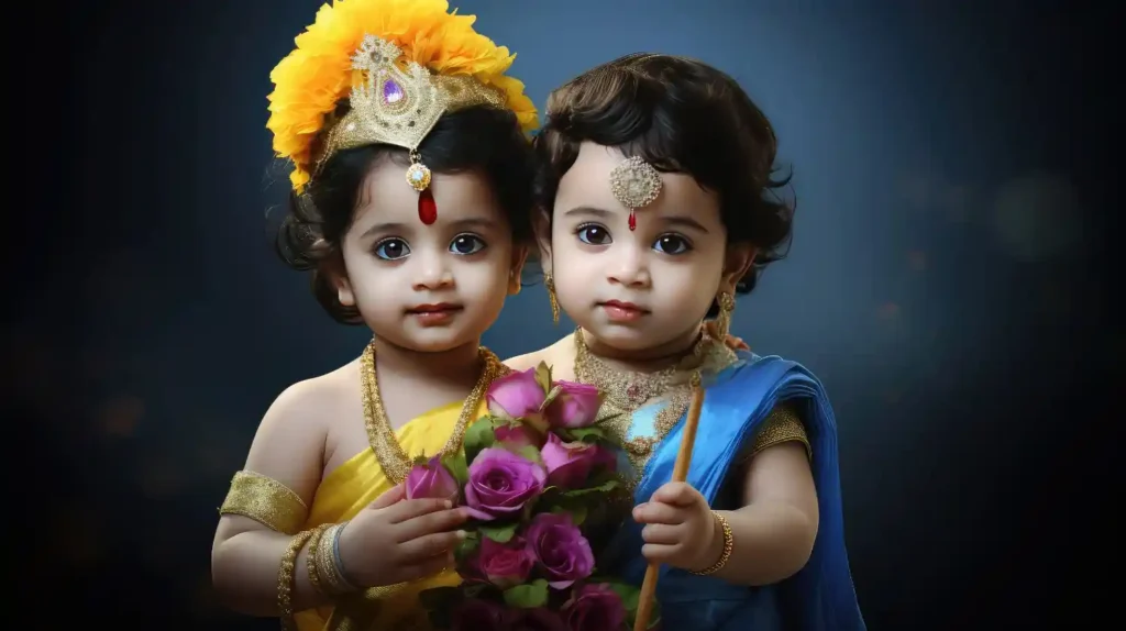 Krishna & Radha Duo Shot