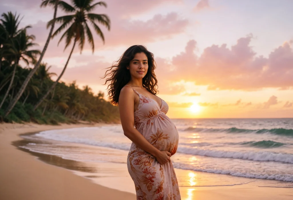 Beach Maternity Photoshoot Ideas
