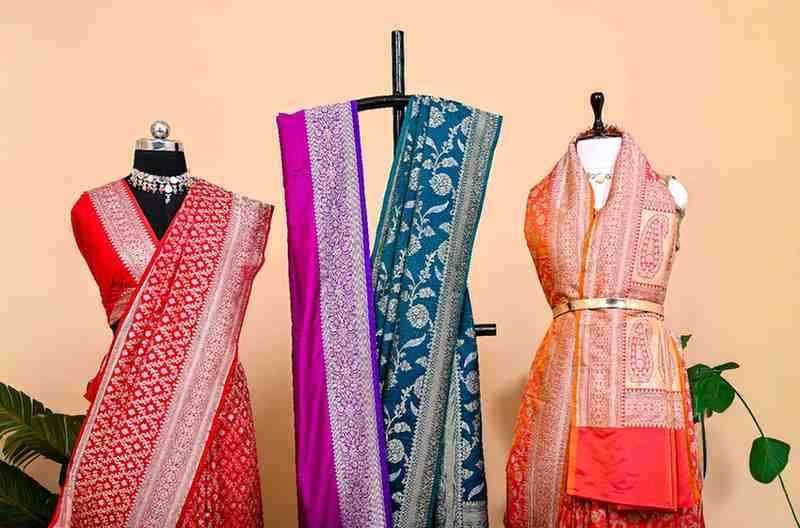 saree photoshoot in banaras