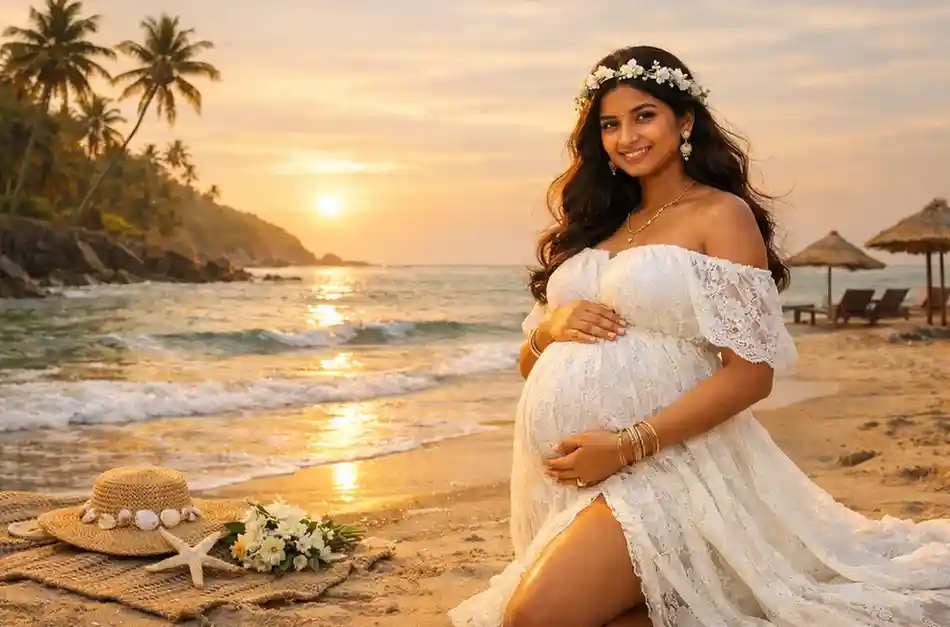 Maternity shoot in goa