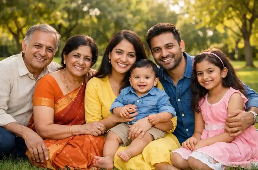 Outdoor Family Photoshoot in Park