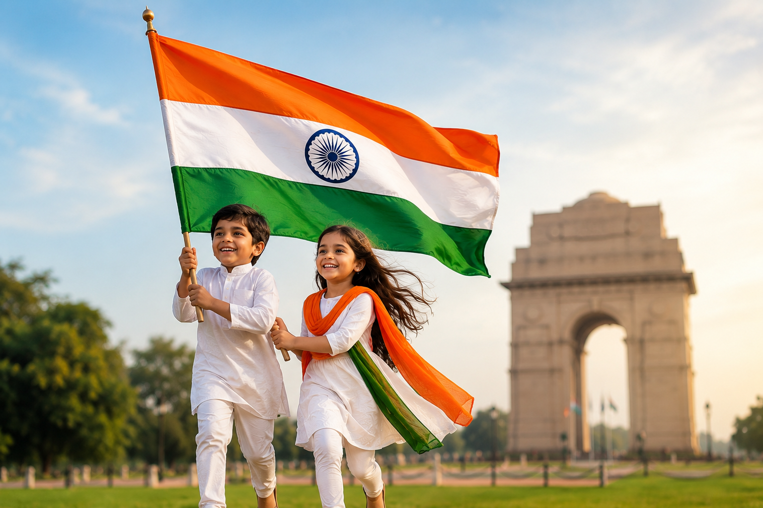 Independence day baby photoshoot