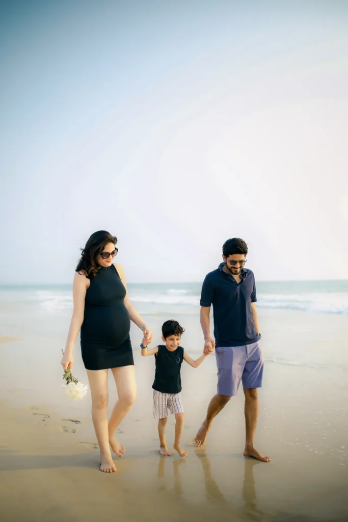 Maternity Photoshoot in Goa producing print-ready pregnancy portraits by ChitraGeek Studios