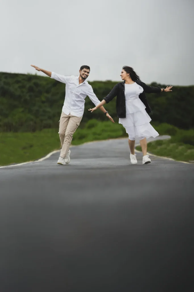 Pre-Wedding Photoshoot in Guwahati covering couple portraits and location frames by ChitraGeek Studios
