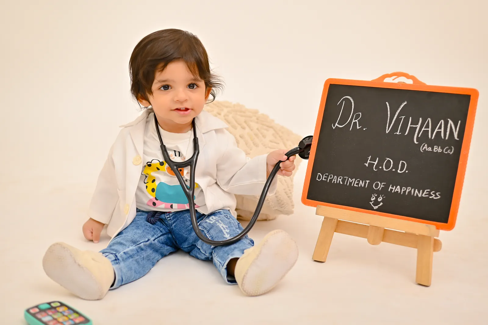 Baby Photography in Varanasi for first-year milestone portraits by ChitraGeek Studios