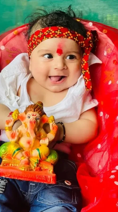 Ganesh Chaturthi Photoshoot for Baby Boy