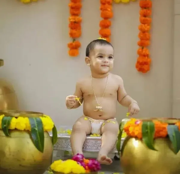 annaprashan baby boy photoshoot